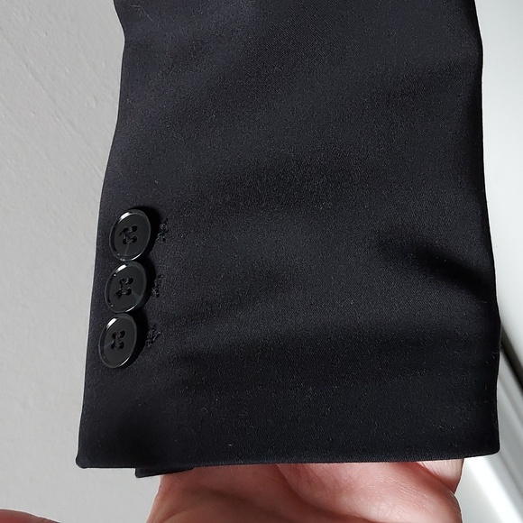 H&M long sleeve black blazer jacket 2 - Picture 4 of 14